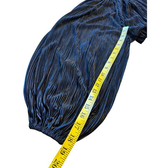 Black Pleated Atlein Collective Dress - Size S - Picture 11 of 11